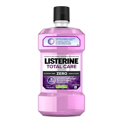 Listerine Total Care Zero Antiseptic Mouthwash - Zero Alcohol - 1L