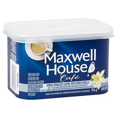 Maxwell House Cafe - French Vanilla Calorie-Wise - 114g