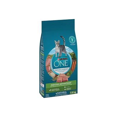 Purina One Indoor Advantage Dry Cat Food - 1.8kg