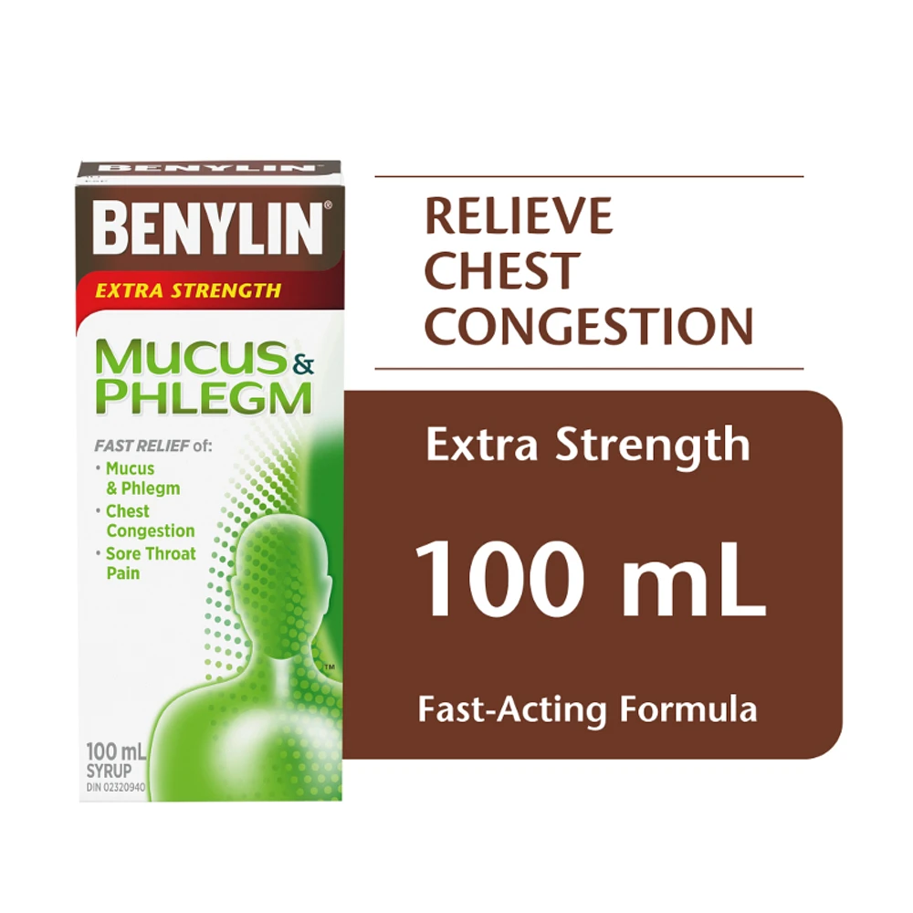 Benylin Extra Strength Mucus & Phlegm Syrup - 100ml