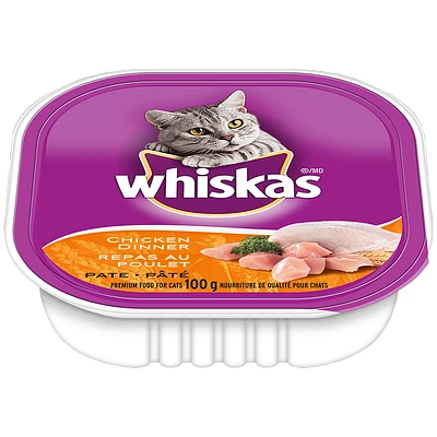 Whiskas Wet Cat Dinner - Chicken Dinner - 100g