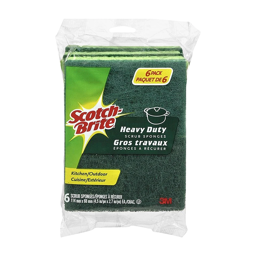 Scotch-Brite Heavy Duty Sponge - 6 pack