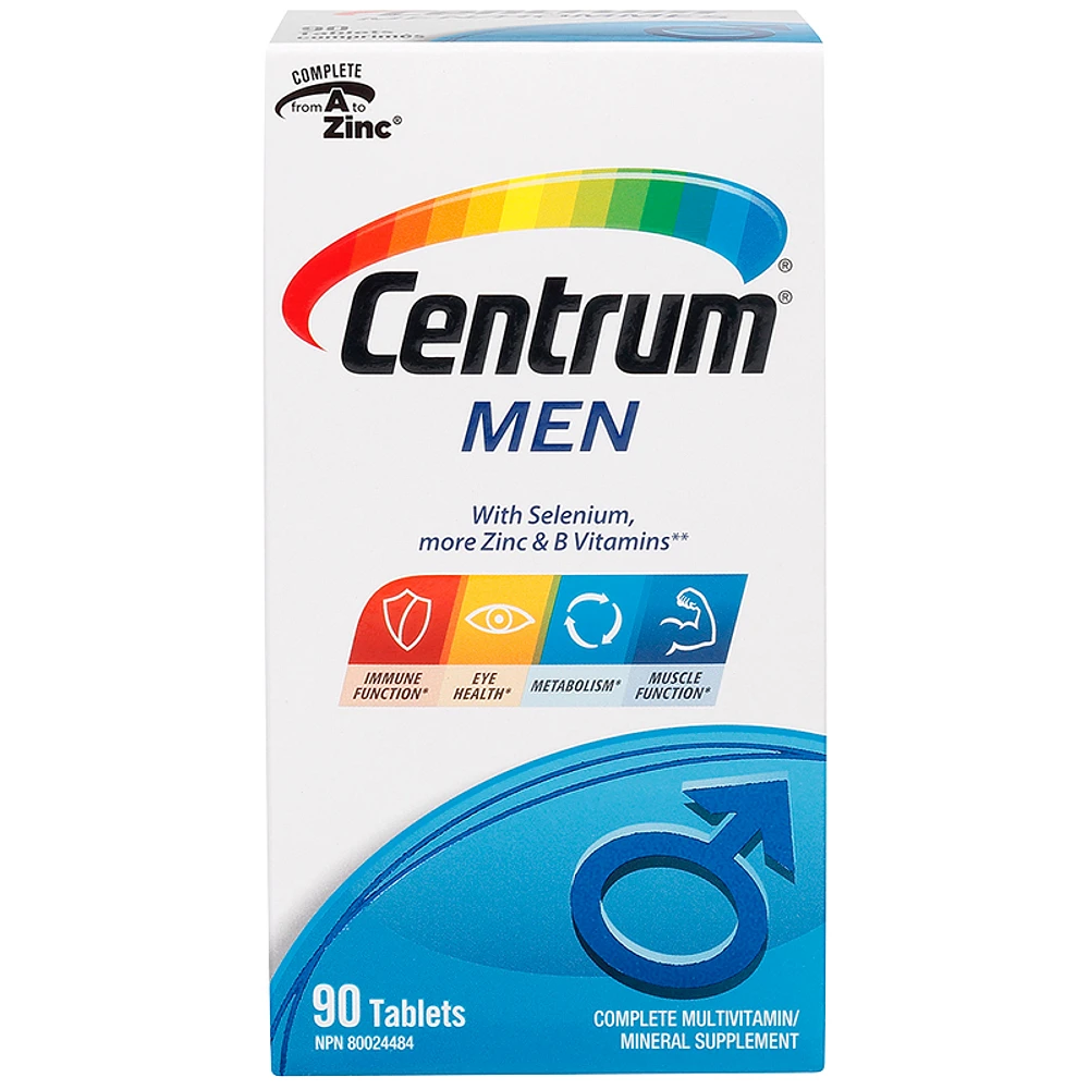 Centrum Men Multivitamin/Mineral Supplement - 90's