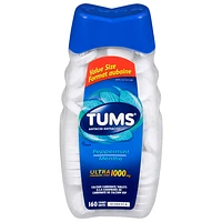 TUMS Ultra Strength 1000 Peppermint Antacids - 160s