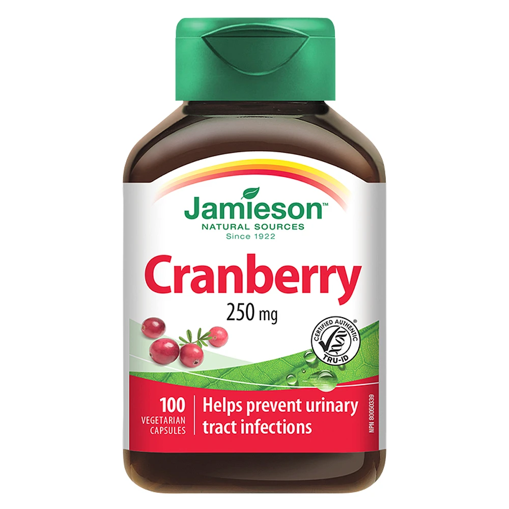 Jamieson Cranberry 250 mg - 100's