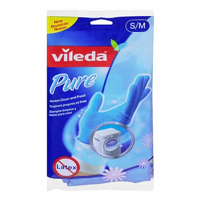 Vileda Household Gloves - Pure - Small/Medium