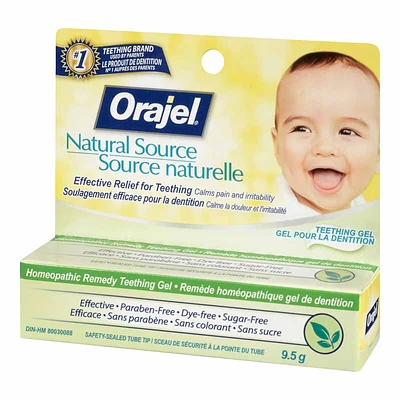 Orajel Homeopathic Teeth/Gel - 9.5g