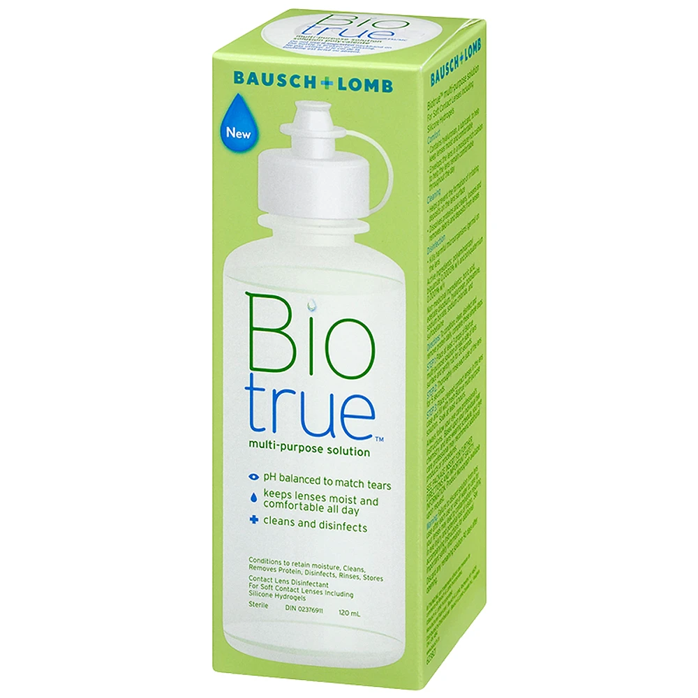 Biotrue Multi-Purpose Contact Lens Disinfecting Solution - 120ml