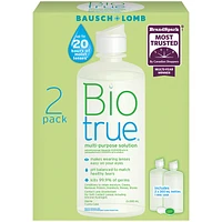 Biotrue Contact Lens Disinfecting Solution - 2 x 300ml