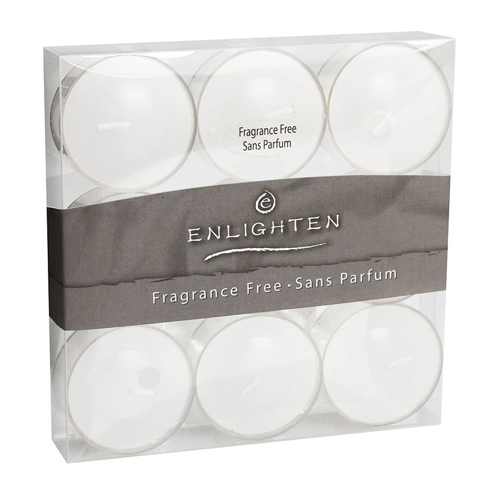 Enlighten Tealights - Unscented - 9 pack