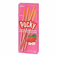 Glico Pocky Cream Coated Biscuit Sticks - Strawberry - 33g