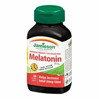 Jamieson Melatonin 10 mg Fast Dissolving Timed Release Tablets - 60's