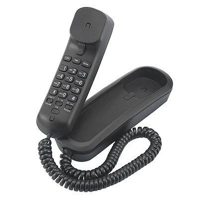 Vtech Corded Slimline Phone - Black - CD1103BK