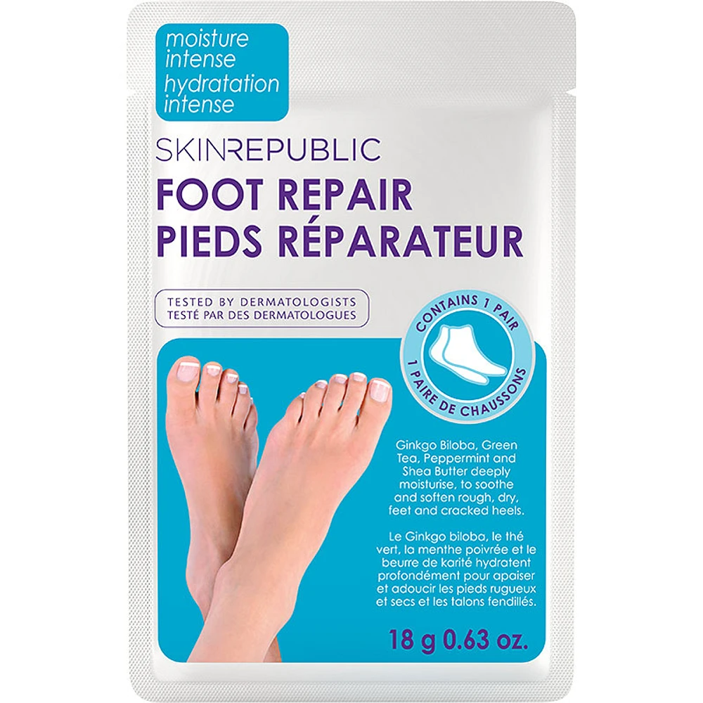 Skin Republic Moisture Intense Foot Repair Sheet Mask - 18g