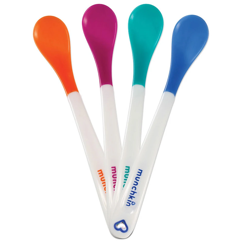 Munchkin White Hot Infant Spoons - 4 pack - 43682