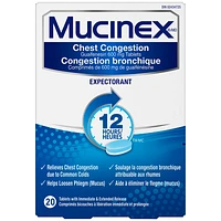 Mucinex Expectorant Tablets - 20s