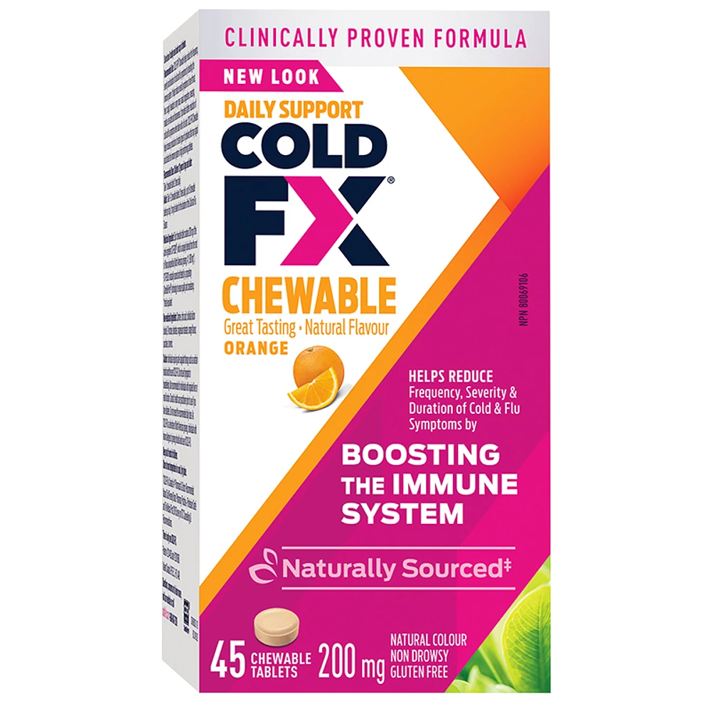 Cold-FX Chewable - Orange - 45s