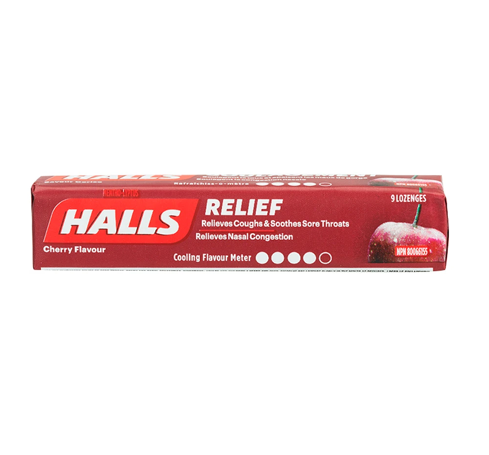 Halls - Cherry - 9 tablets