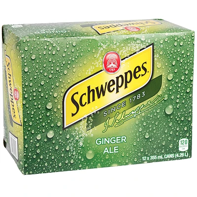 Schweppes Ginger Ale - 12 pack 