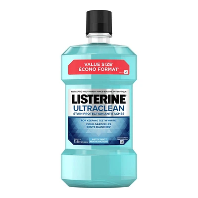 Listerine Ultra Clean Antiseptic Mouthwash - Artic Mint - 1.5L