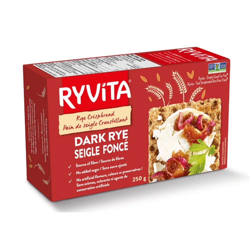 Ryvita Crispbread - Dark Rye - 250g