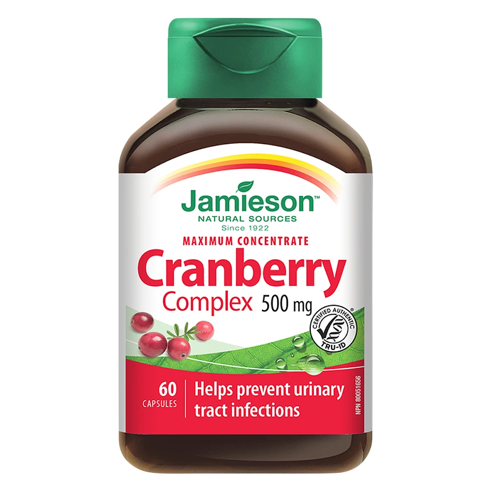 Jamieson Maximum Concentrate Cranberry Complex 500 mg - 60's