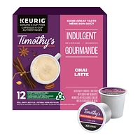 Timothy's Chai Latte K-Cup Coffee Pods - 12's