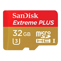 SanDisk Extreme Plus 3GB microSDHC Card - SDSQXWG-032G-CN6MA