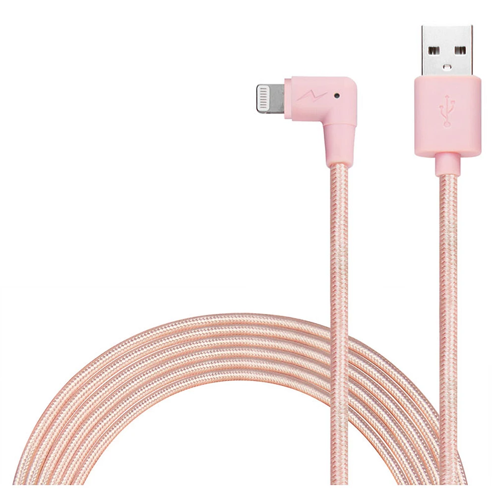 Logiix Piston Connect XL 90 Lightning Cable - Rose Gold - LGX12302