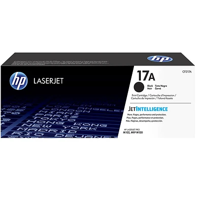 HP 17A Original LaserJet Toner Cartridge - Black - CF217A