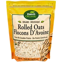 Dan-D-Pak Organic Rolled Oats - 1kg