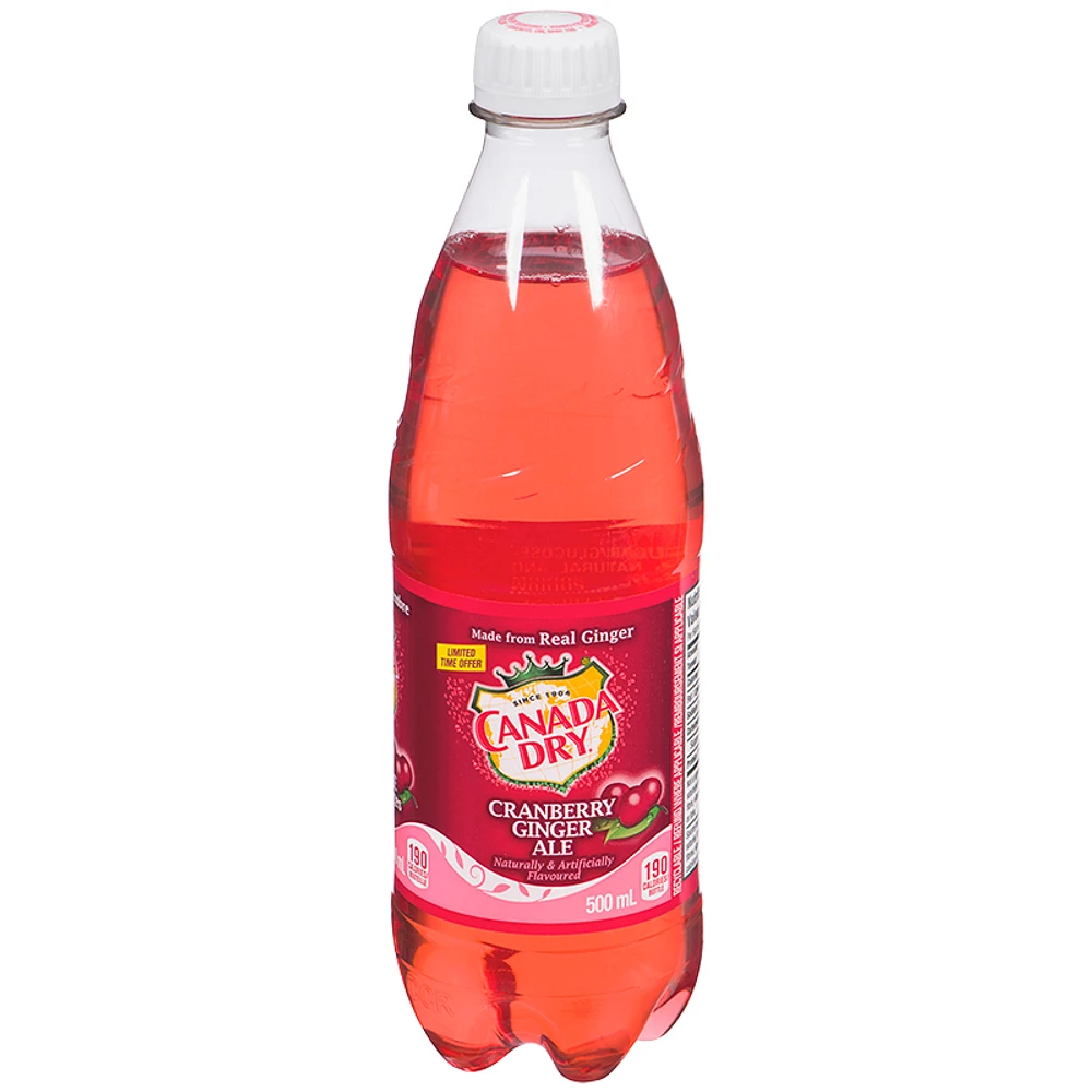 Canada Dry Cranberry Ginger Ale - 500ml