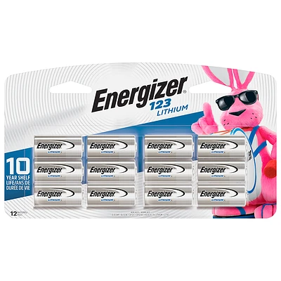 Energizer Lithium 3V Battery - 12 Pack - EL123BP12