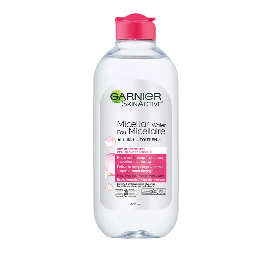 Garnier SkinActive Micellar Cleansing Water - Dry Skin & Sensitive - 400ml