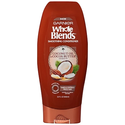 Garnier Whole Blends Smoothing Conditioner - Coconut Oil & Coconut Butter - 650ml