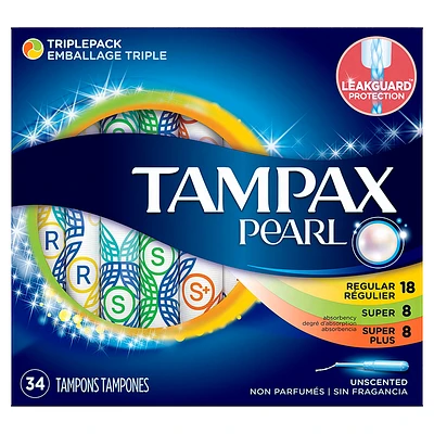 Tampax Pearl Tampons Triplepack