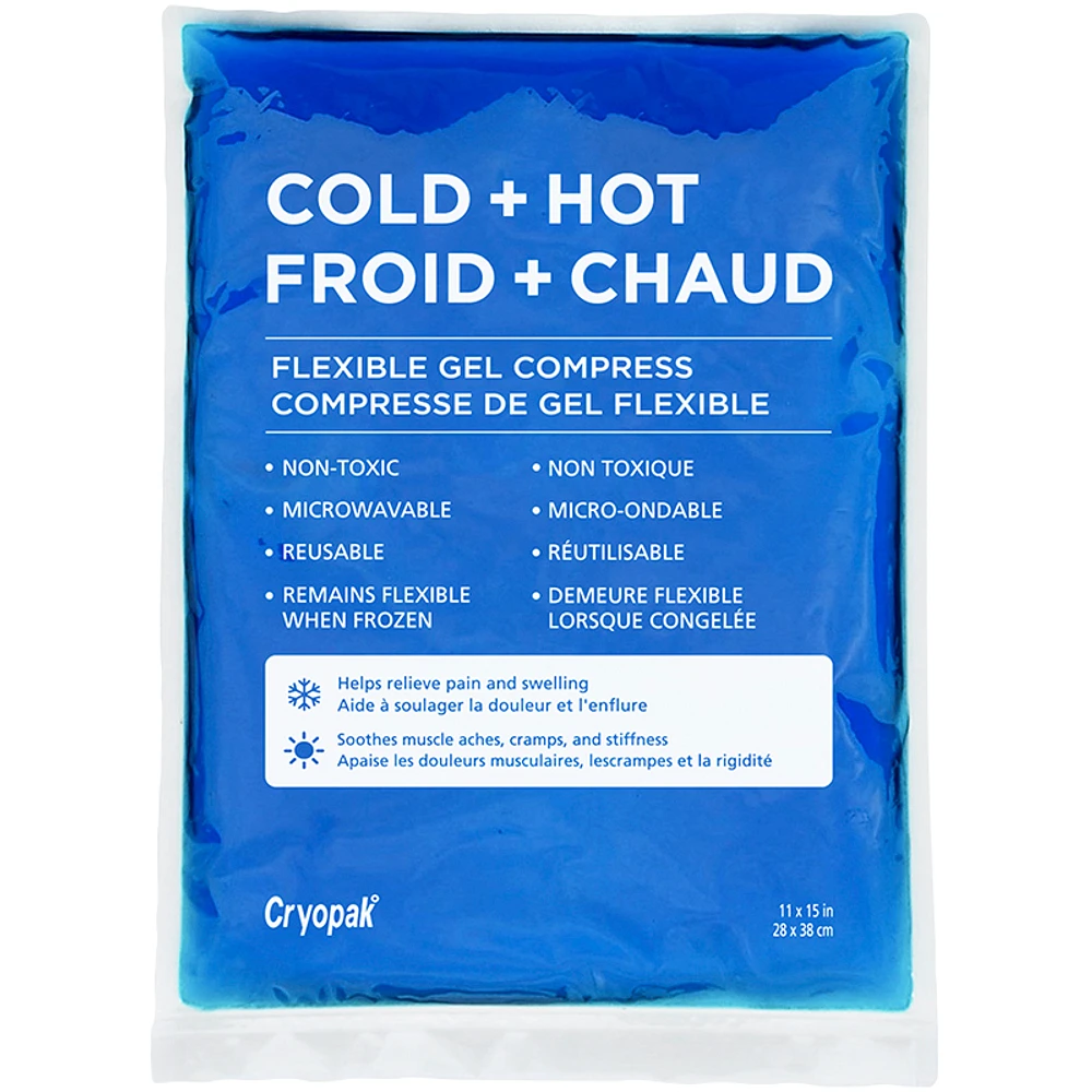 Cryopak Cold + Hot Flexible Gel Compress - 11 x 15inch
