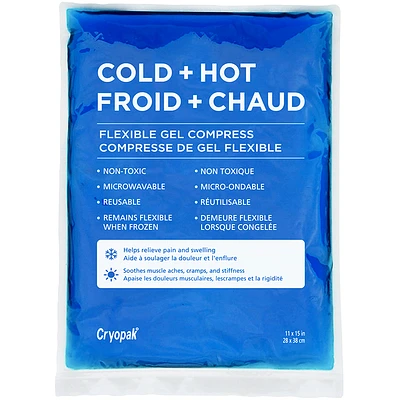 Cryopak Cold + Hot Flexible Gel Compress - 11 x 15inch
