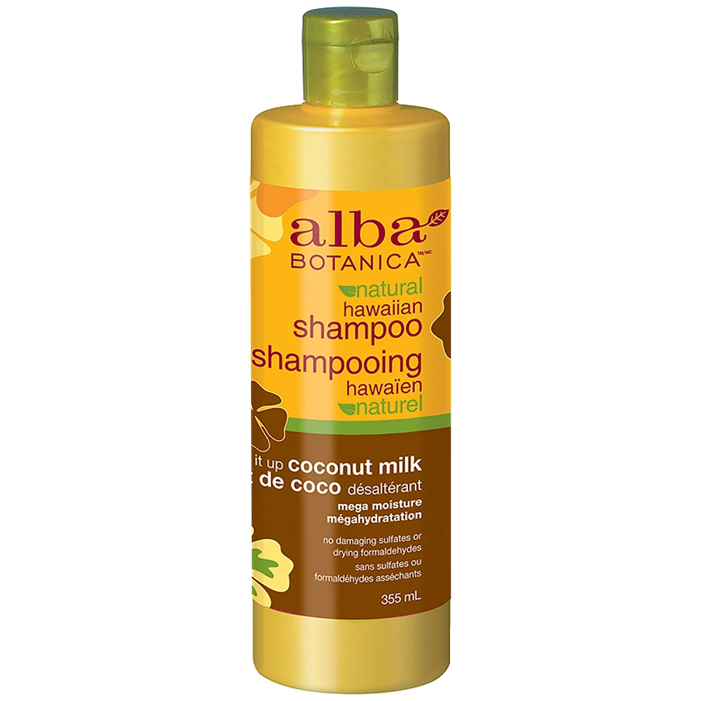 Alba Botanica Natural Hawaiian Shampoo - Coconut Milk - 355ml