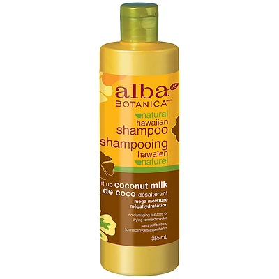 Alba Botanica Natural Hawaiian Shampoo - Coconut Milk - 355ml