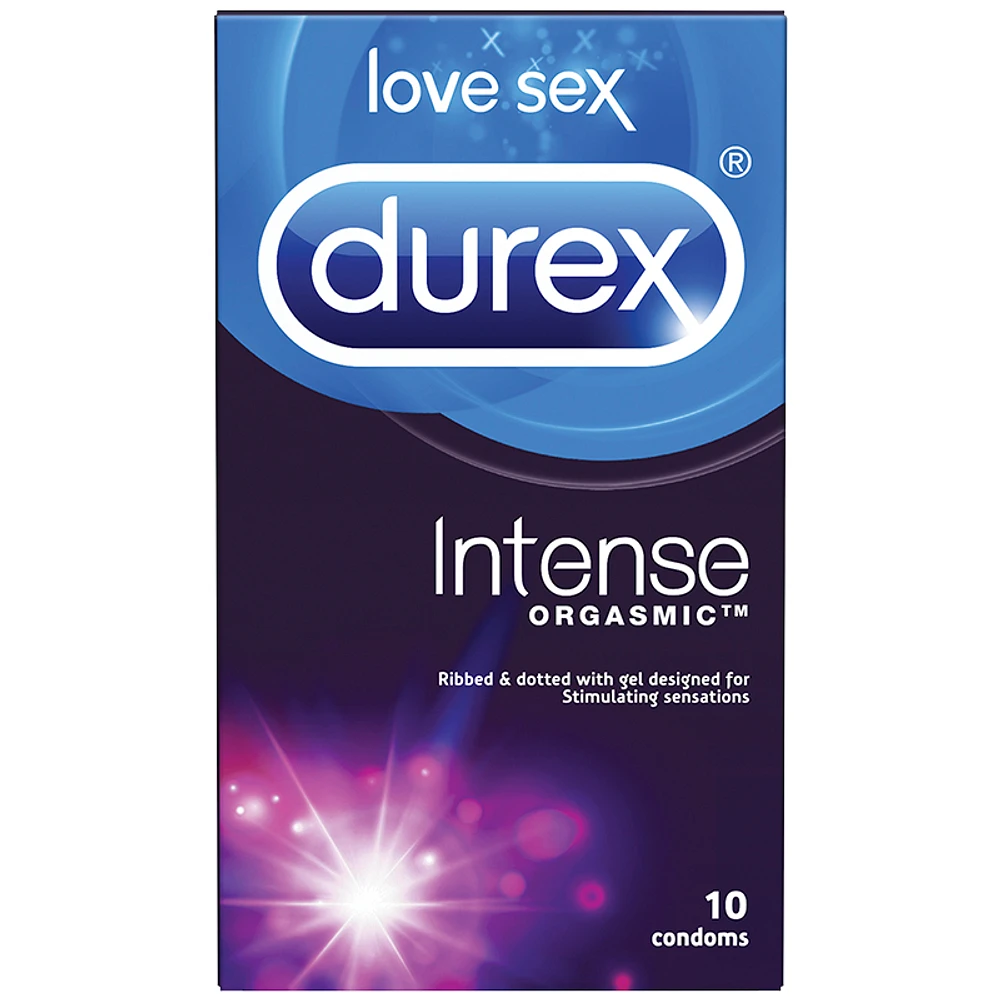 Durex Intense Orgasmic Condoms - 10s