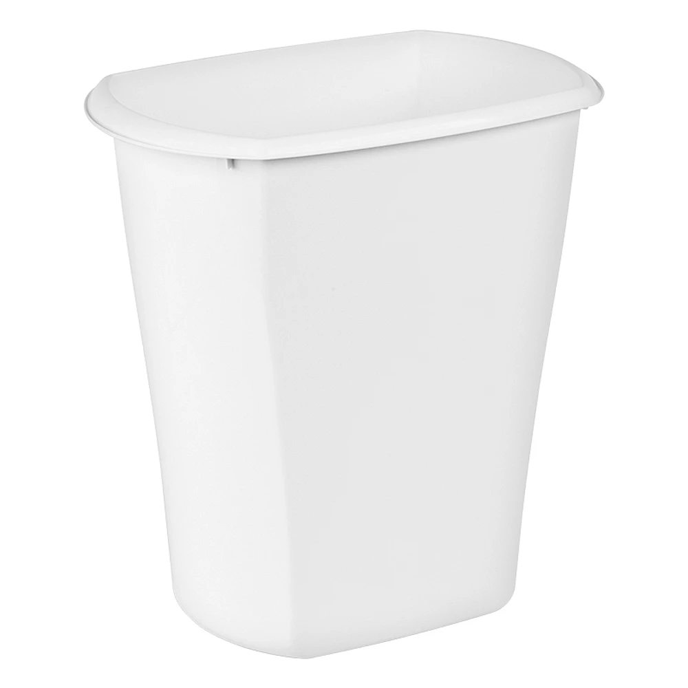 Sterilite Rectangular Wastebasket - White - 21L