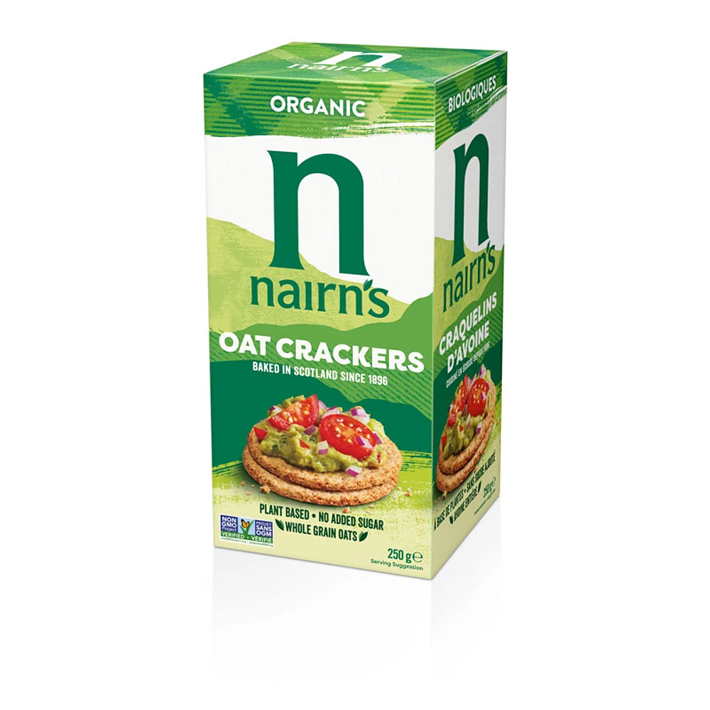 Nairns Organic Oat Crackers - 250g