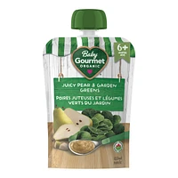 Baby Gourmet Baby Food - Juicy Pear & Garden Greens - 128ml