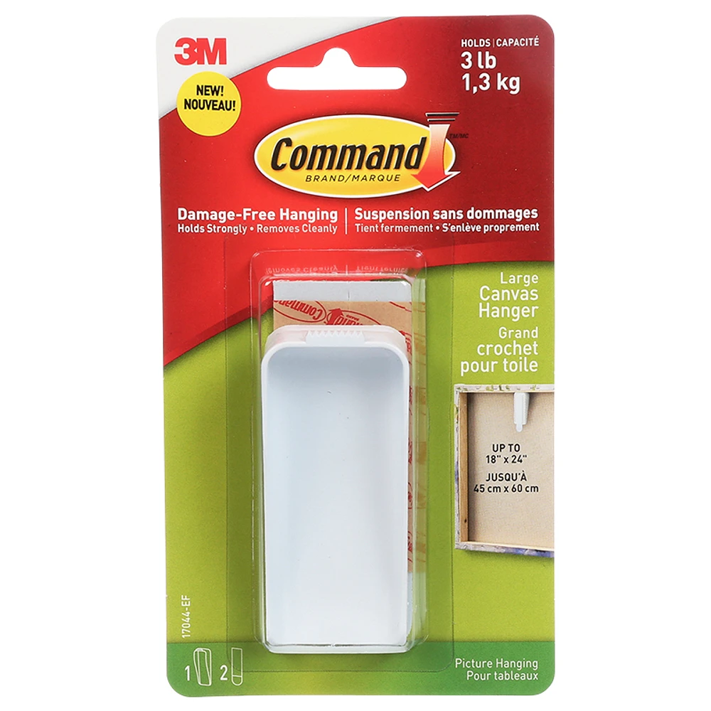 Command Large Canvas Hanger - Single