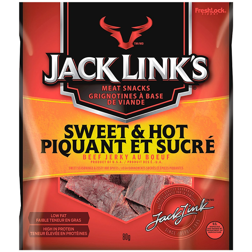 Jack Links Beef Jerky - Sweet & Hot - 80g