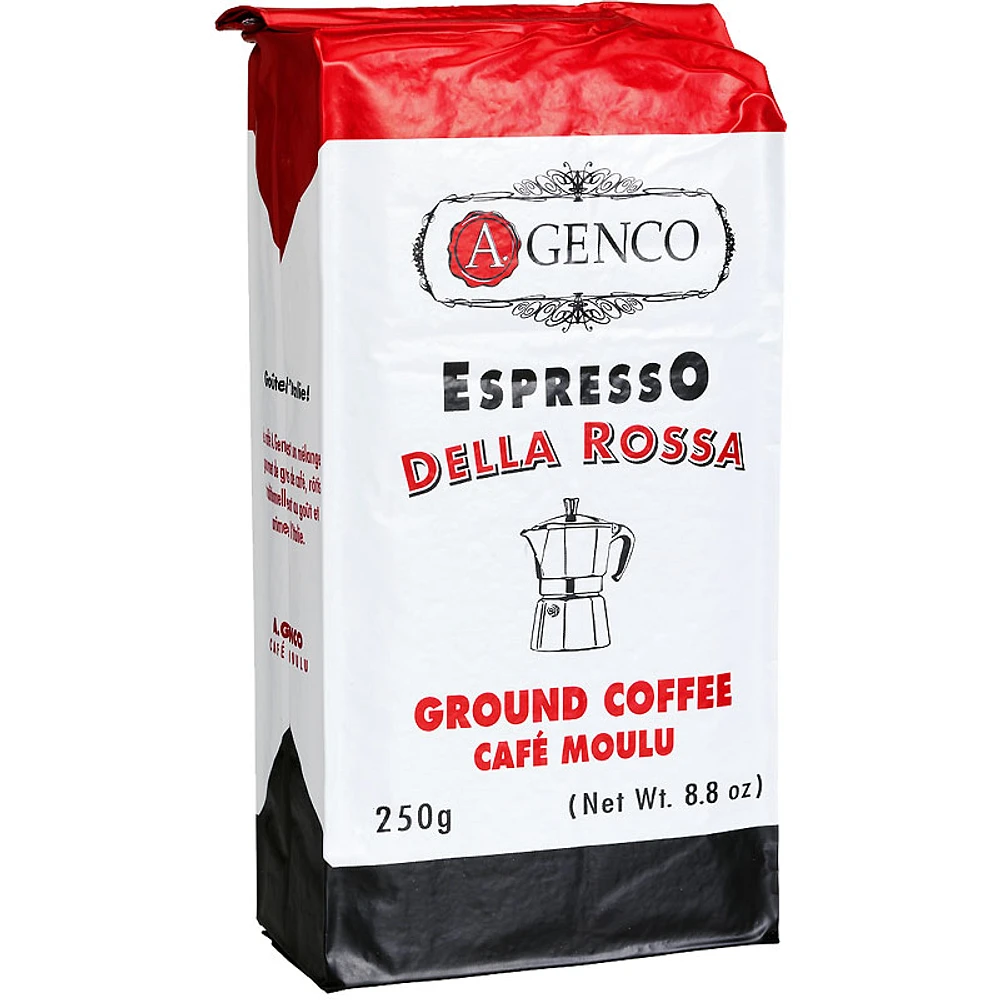 A.Genco Espresso Della Rossa - Ground Coffee - 250g