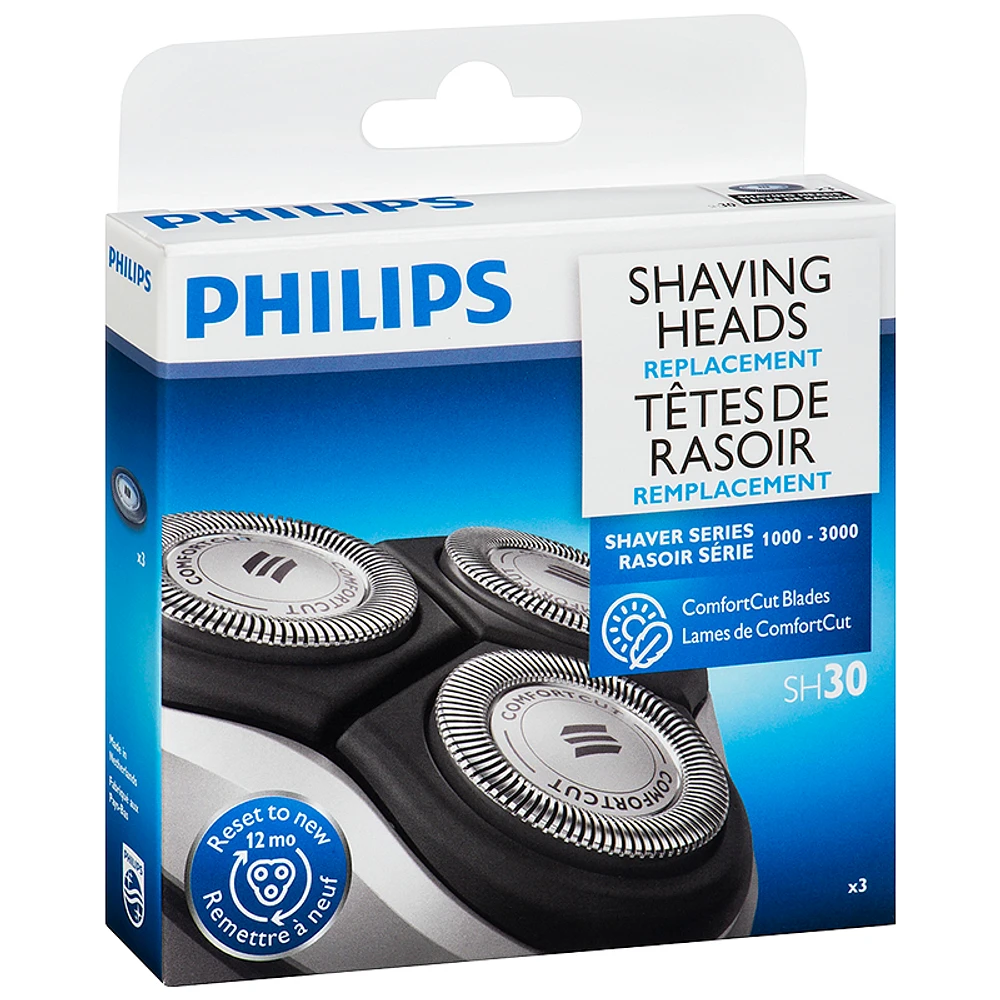 Philips 3000 Series Replacement Shaving Heads - SH30/53