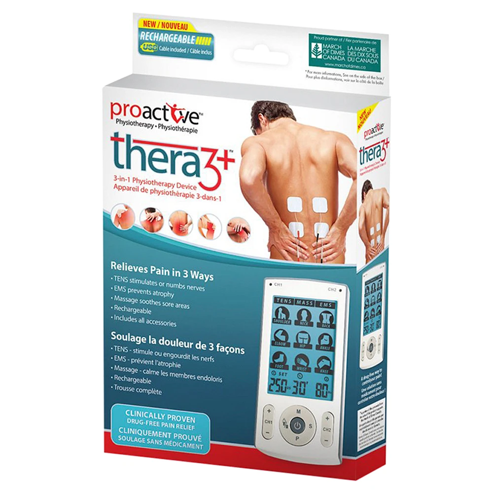 Proactive Thera3+ Massager/Electronic Muscle Stimulator