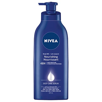 Nivea Nourishing Body Milk with Almond Oil - Dry to Extra Dry Skin - 625ml